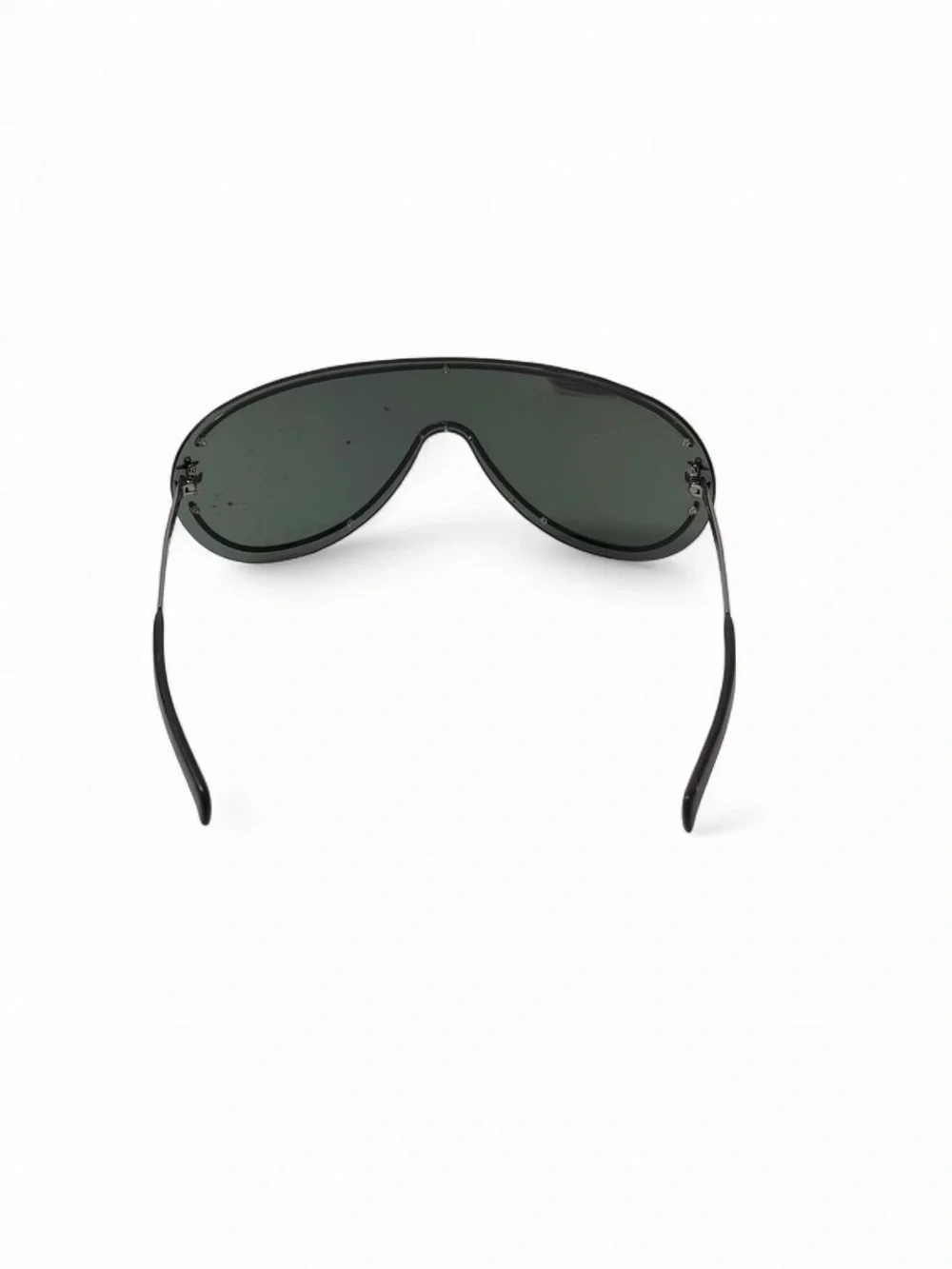 Y2K Giorgio Armani Alien Shield Sunglasses Futuristic Cyber Visor